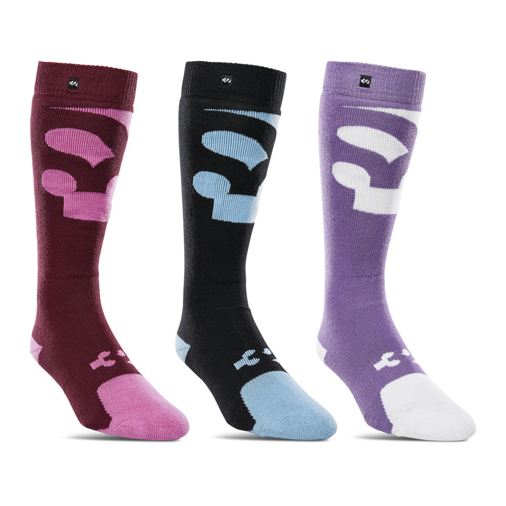 ThirtyTwo Cutout 3-pk Ski Socks