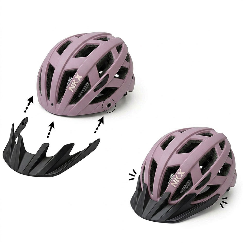 NKX City LED Bicycle Helmet with built-in light