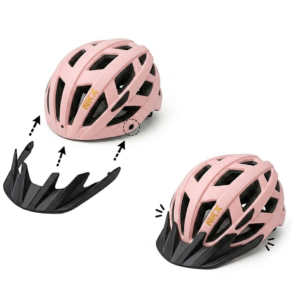 NKX City LED Bicycle Helmet with built-in light