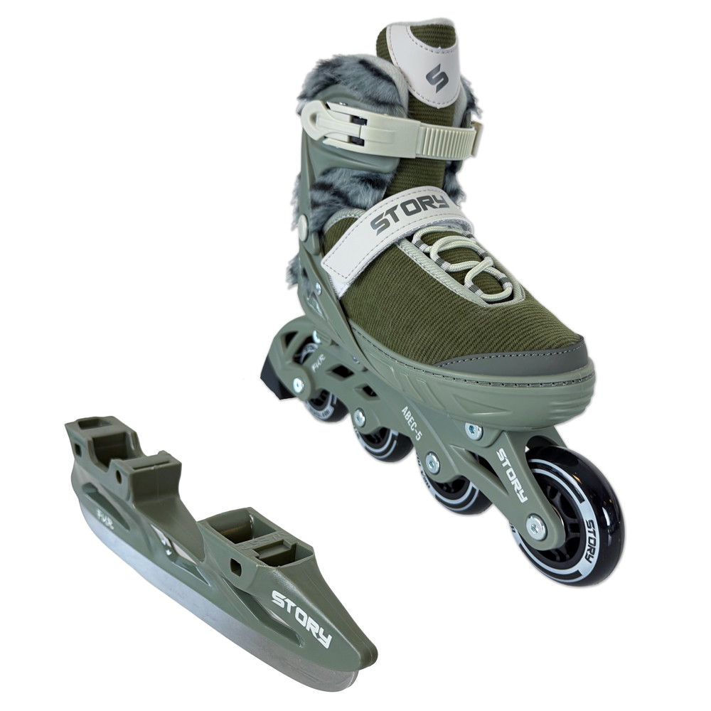 Story Fur Adjustable Inline Skates