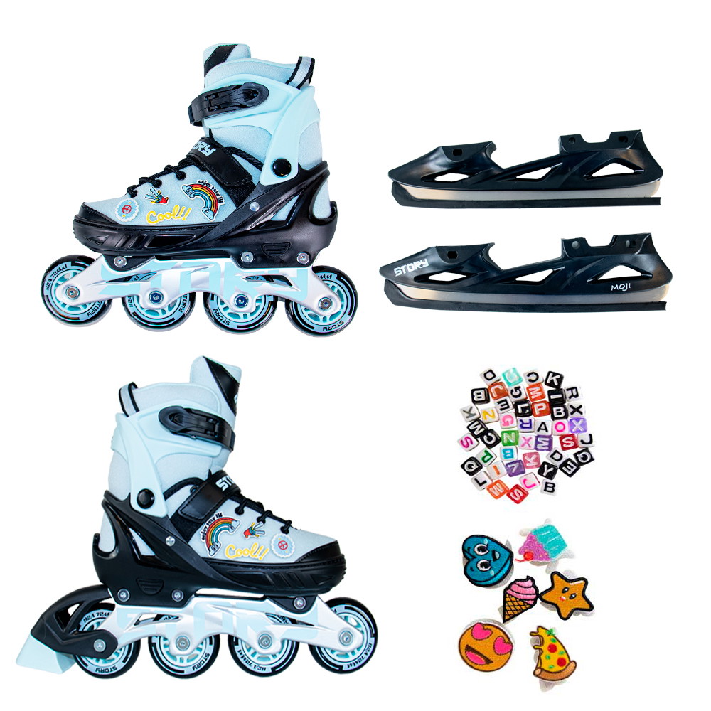 Story Moji Adjustable Inline Skates
