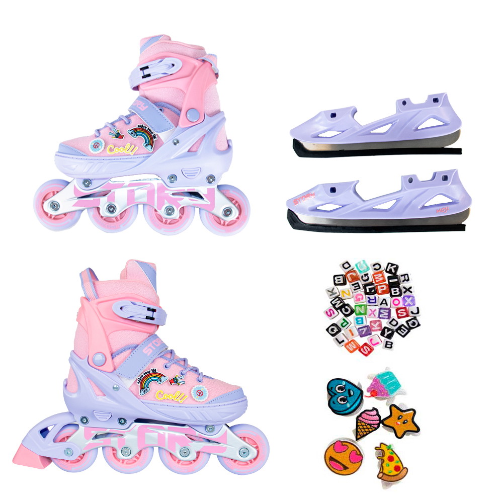Story Moji Adjustable Inline Skates