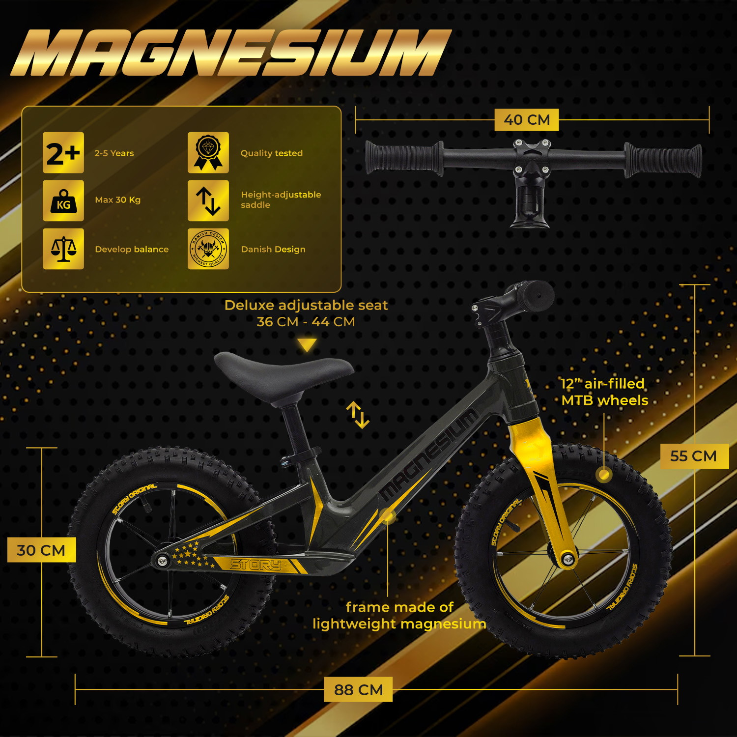 Story Magnesium Balance Bike