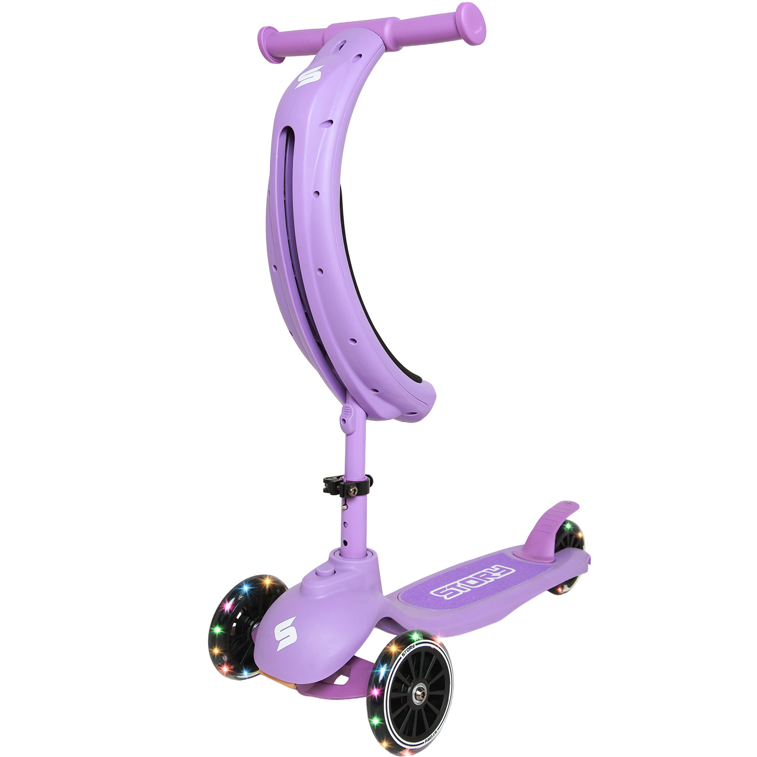 Story 4IN1 LED Kids 3-wheel scooter
