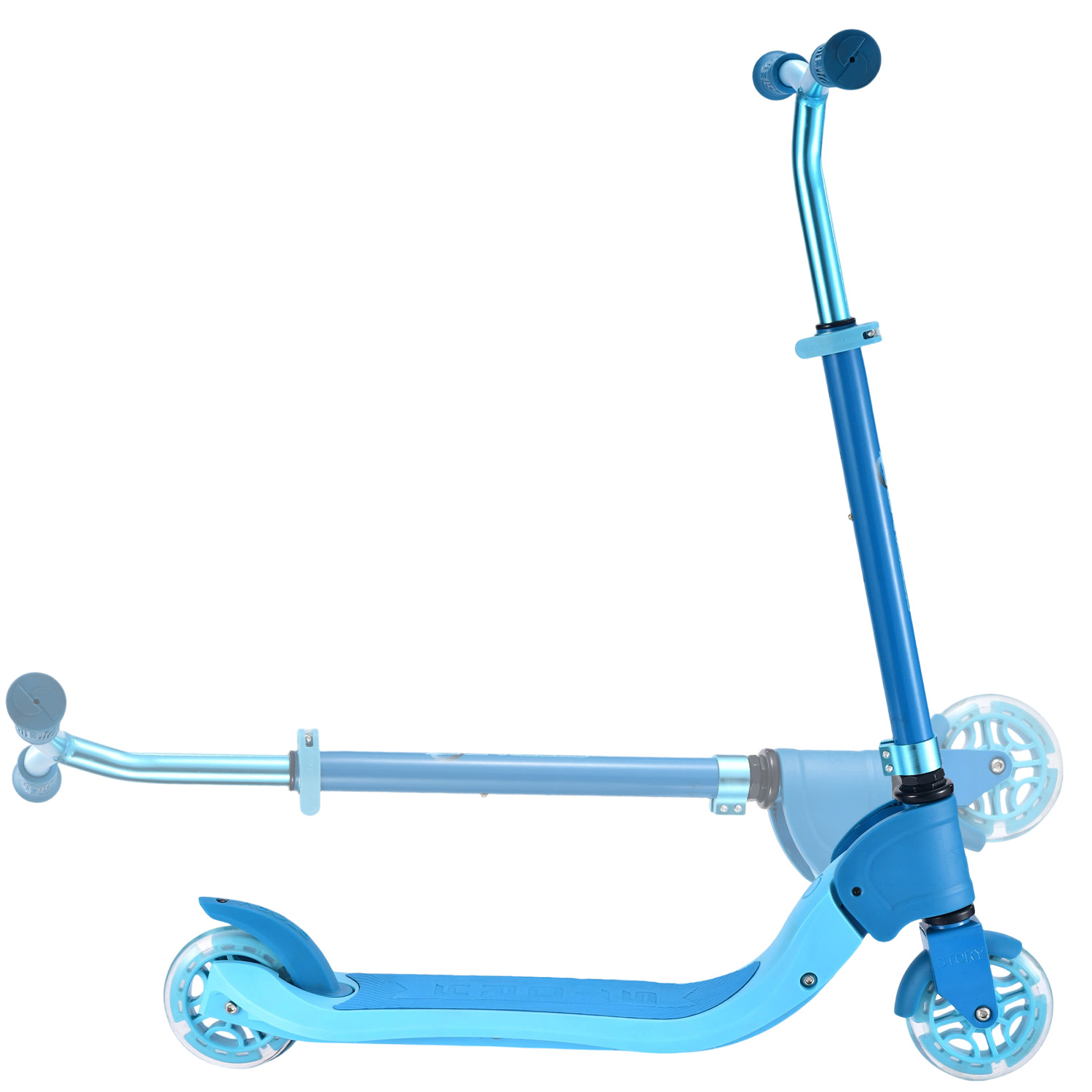 Story Flip Foldable LED Scooter