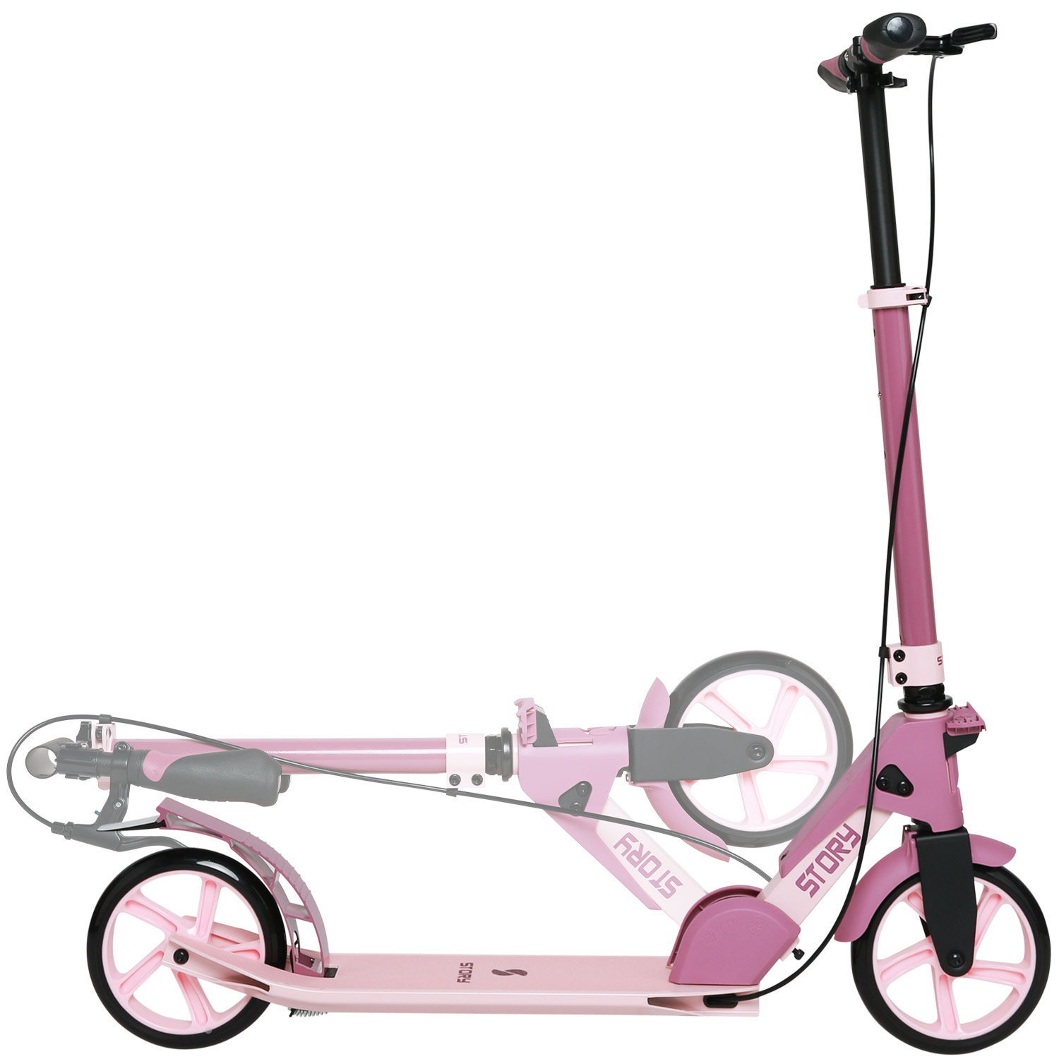 Story Fold & Ride Transport Scooter