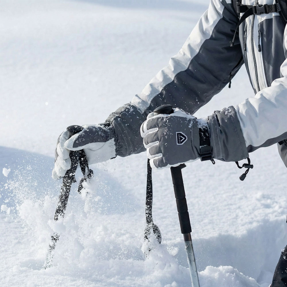 Annox Alpine Leather Ski Gloves