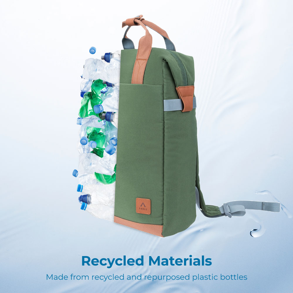 Annox Follow Your Passion Backpack – Water-repellent backpack in upcycled material