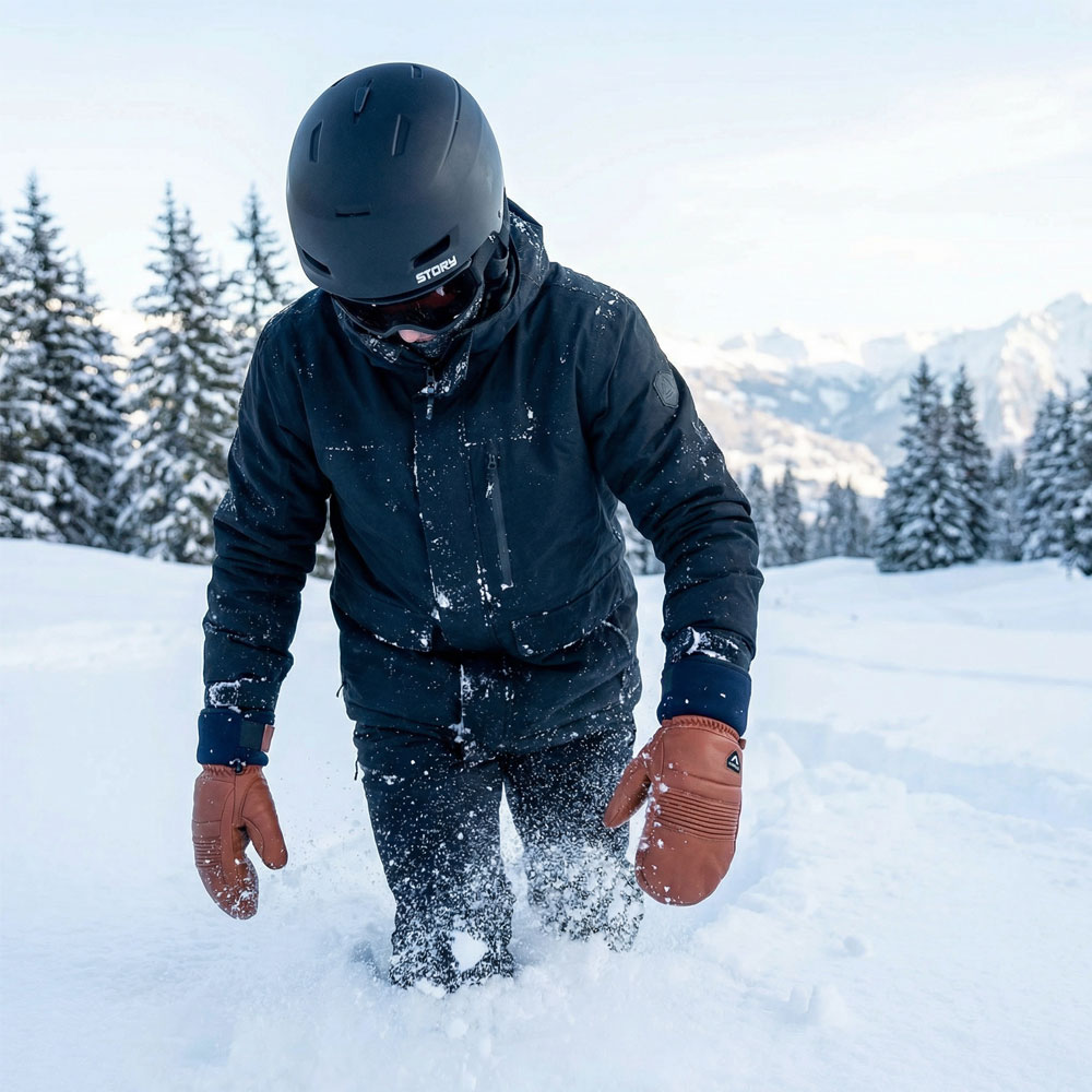 Annox Infinity Leather Ski Gloves