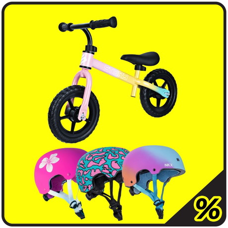 10% Extra Discount Balance Bike + Helmet 1-4 Years