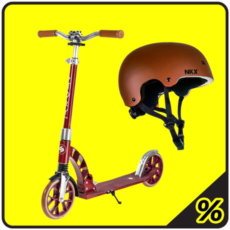 10% Extra Discount - Scooter & Helmet Pack - Kids 5 - 12 Years