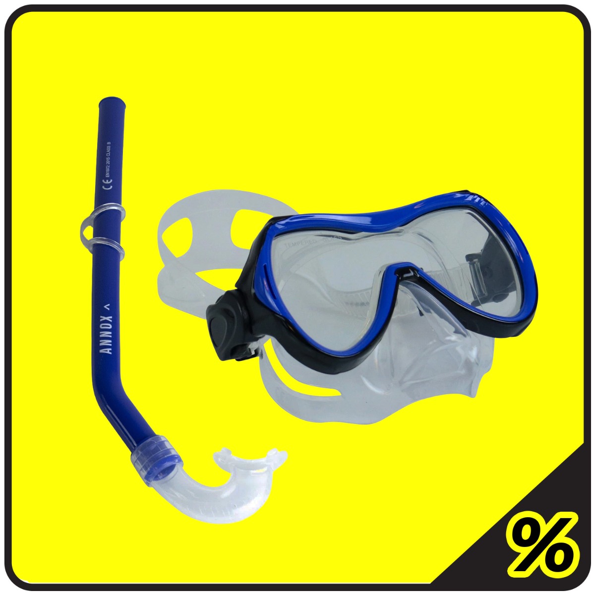 Annox Snorkel Set for kids (8-15) - Blue
