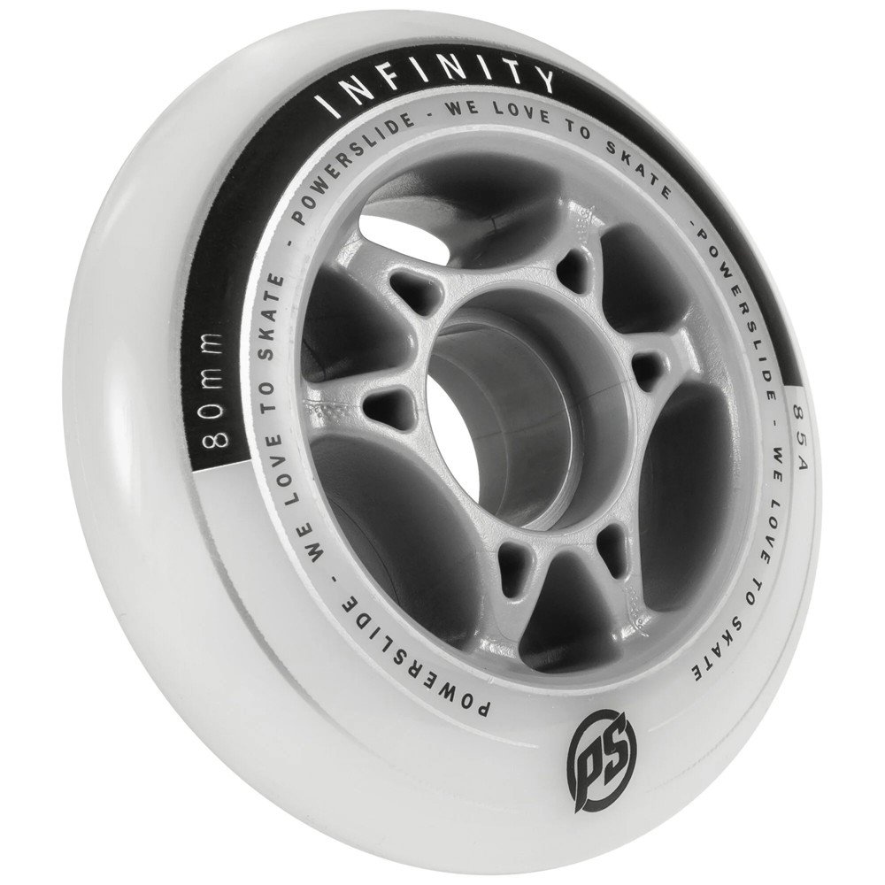 Powerslide Infinity Inline Skate Wheels 4-Pack-80 mm
