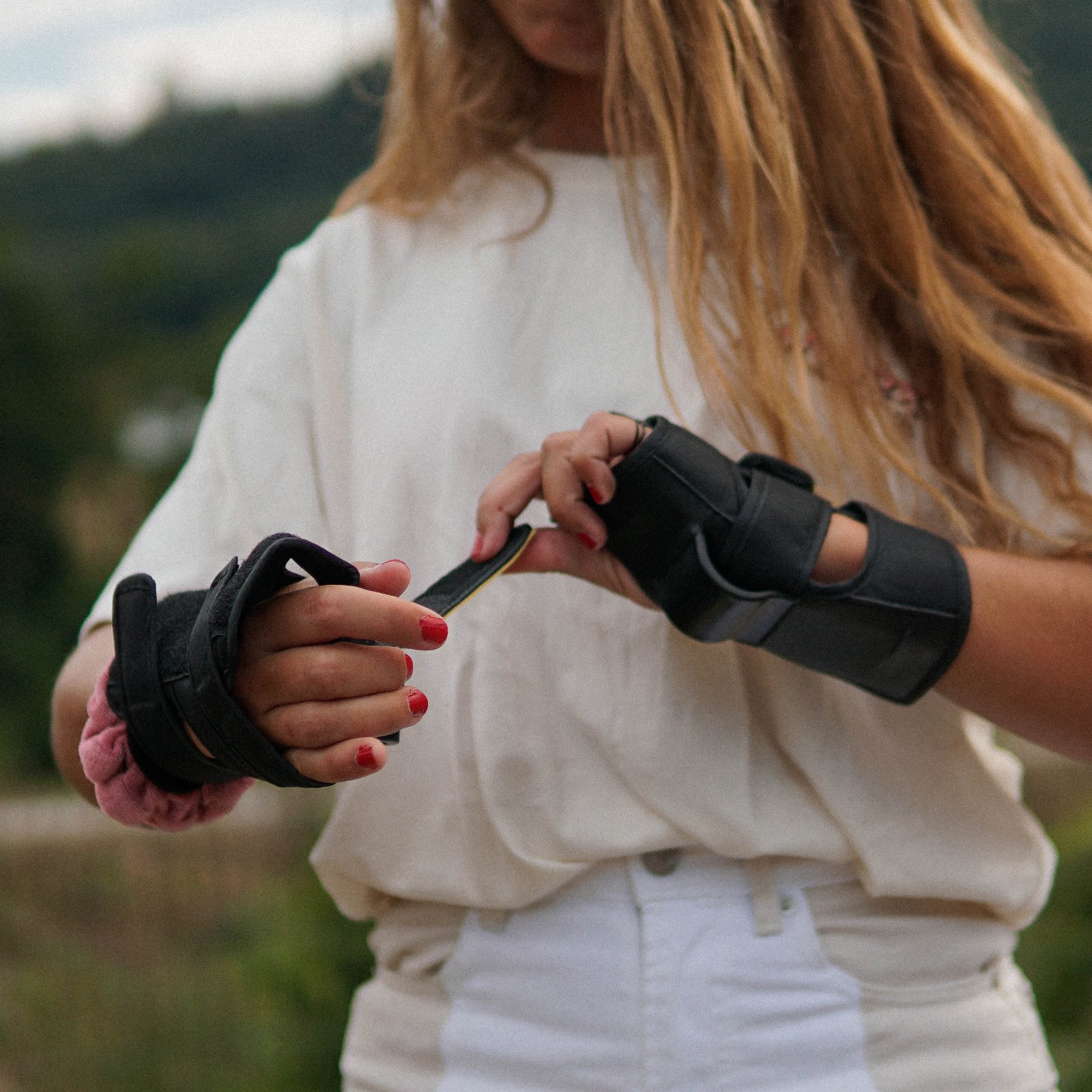 NKX 3-Pack Pro Protective Gear - Knee Pads, Elbow Pads and Wrist Guards