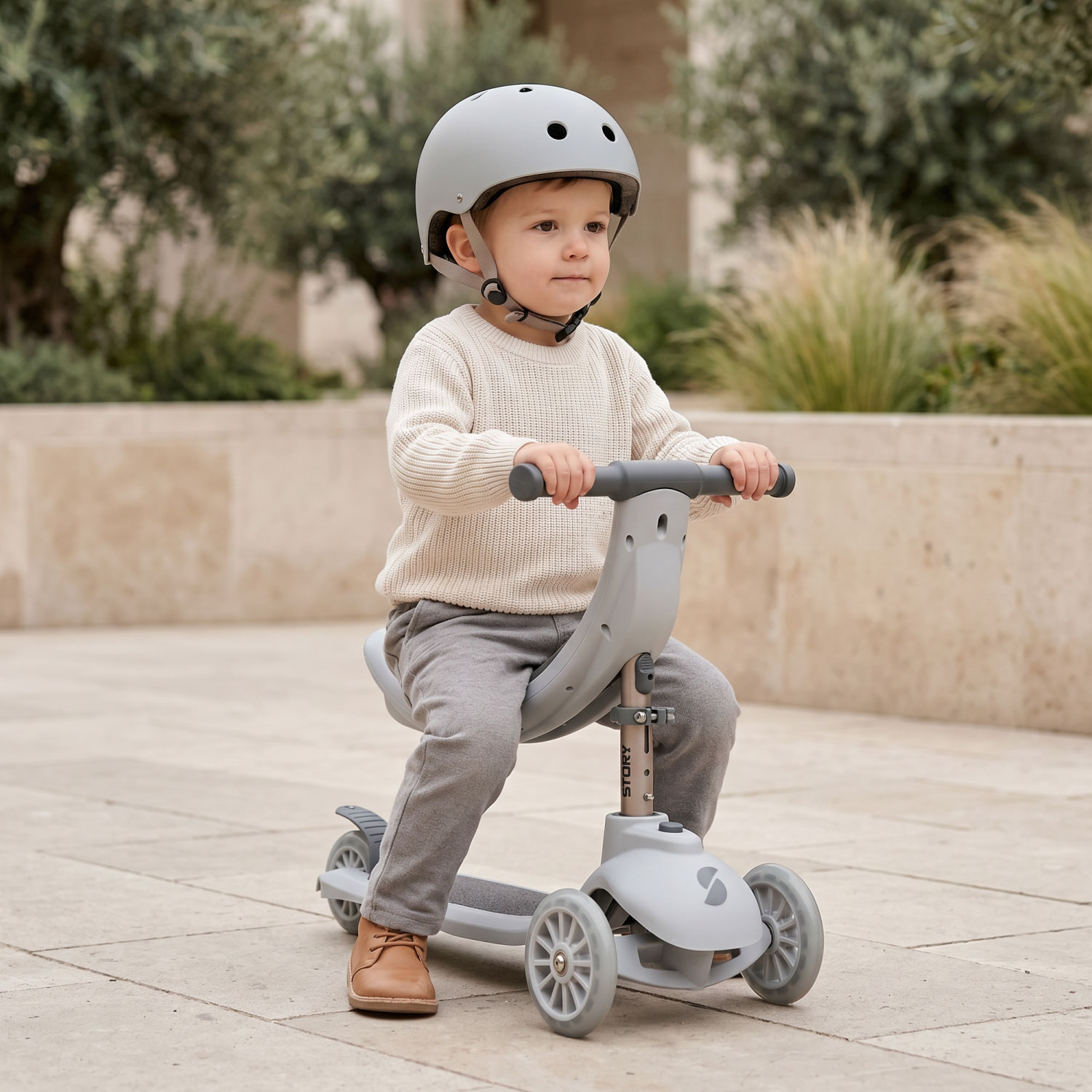 Story 4IN1 LED Kids 3-wheel scooter