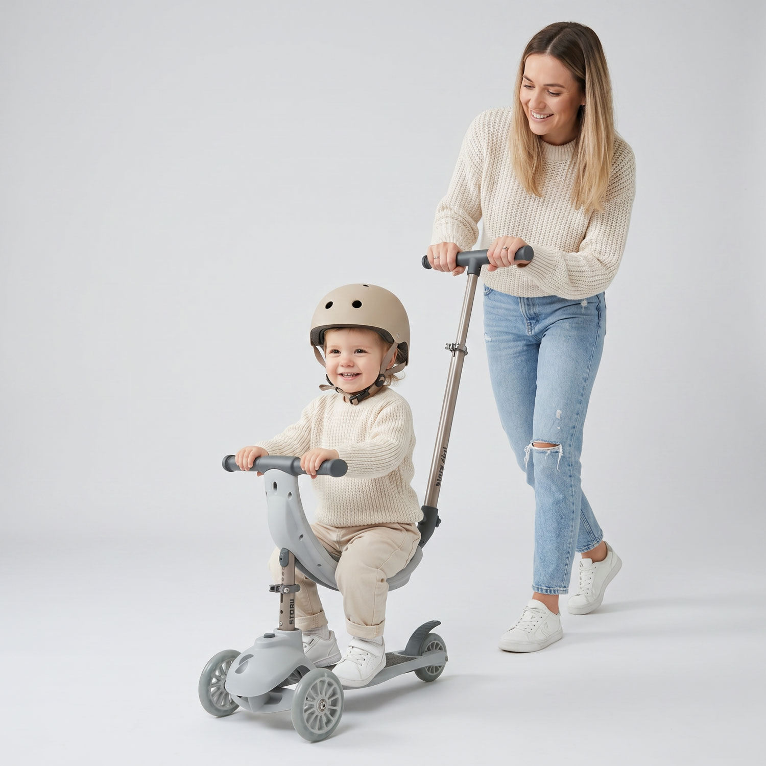 Story 4IN1 LED Kids 3-wheel scooter