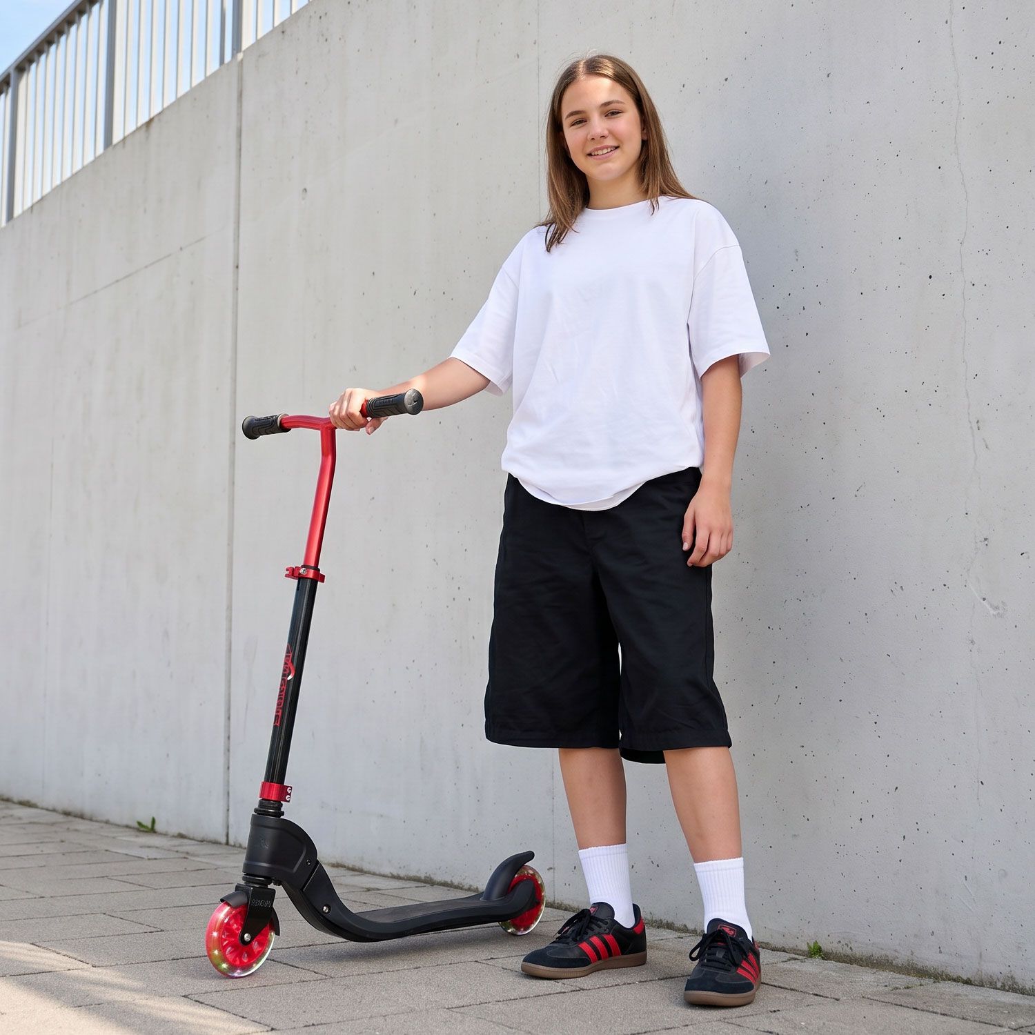 Story Flip Foldable LED Scooter
