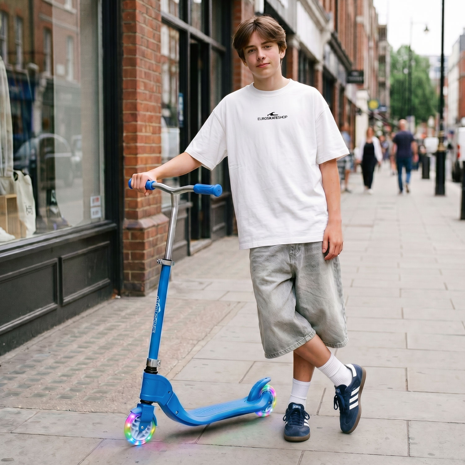 Story Flip Foldable LED Scooter