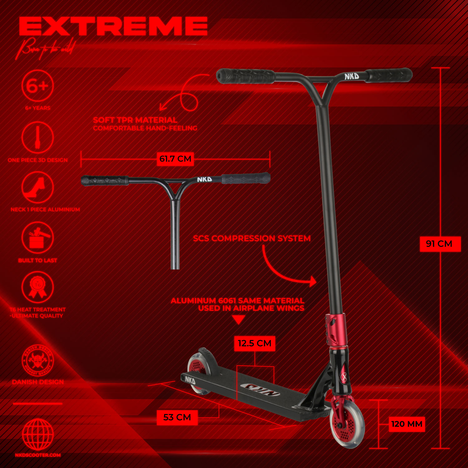 NKD Extreme Stunt Scooter
