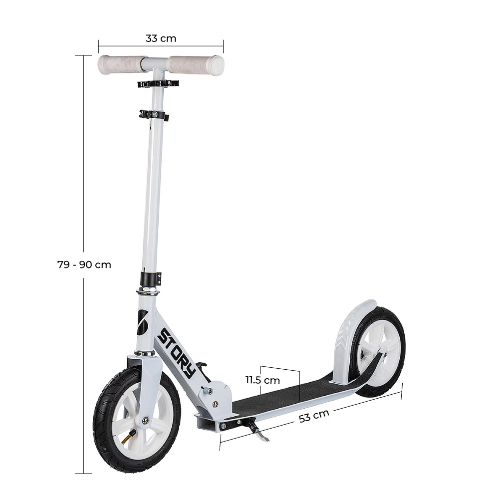 Story Civic Comfort Air-wheels Foldable Kick Scooter