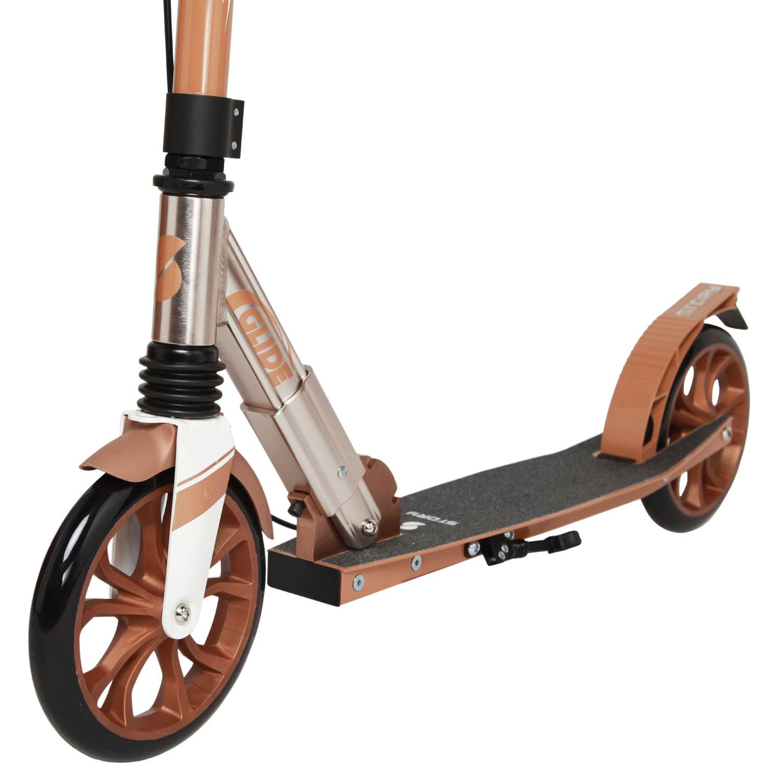Story GlideX Elite Foldable Commuter Scooter – suspension and hand brake