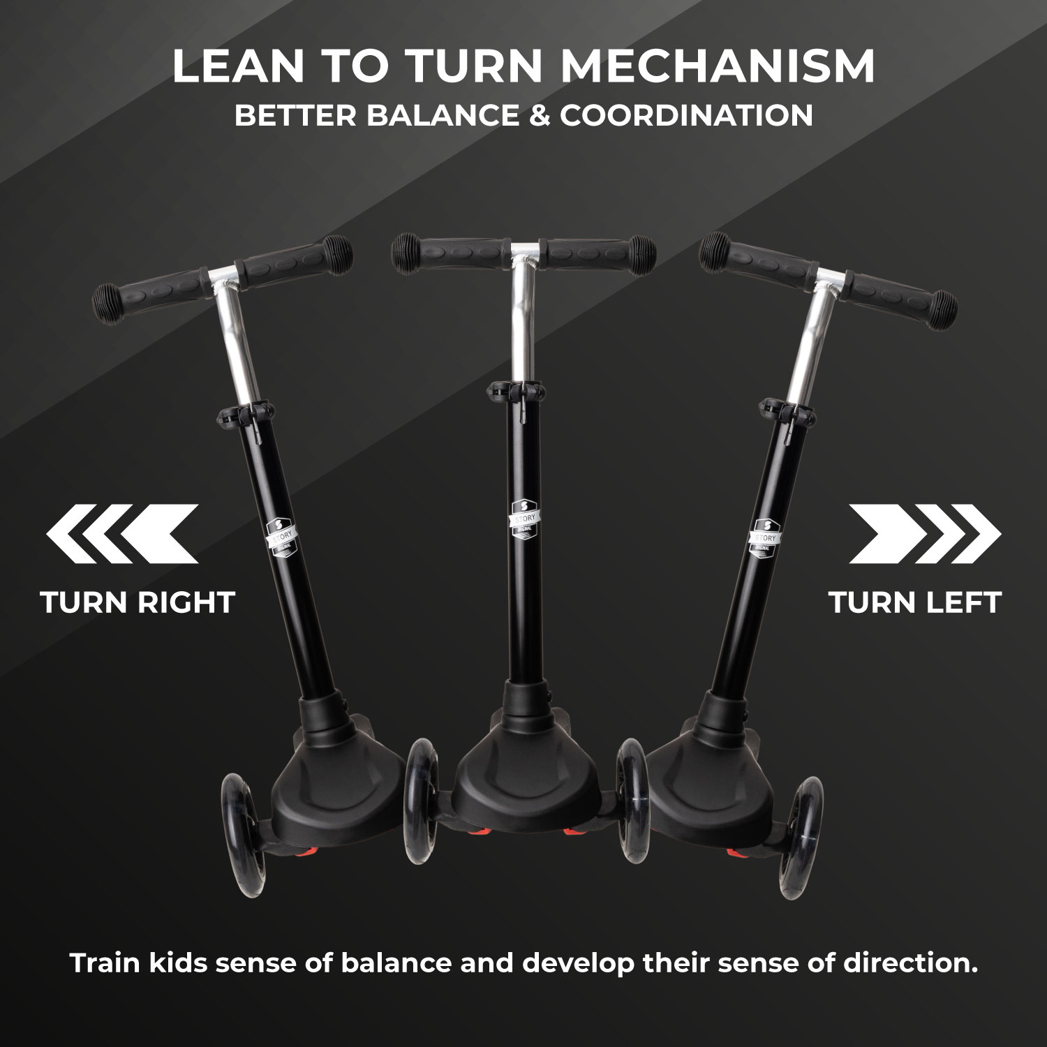 Story Mini LED 3 Wheel Scooter