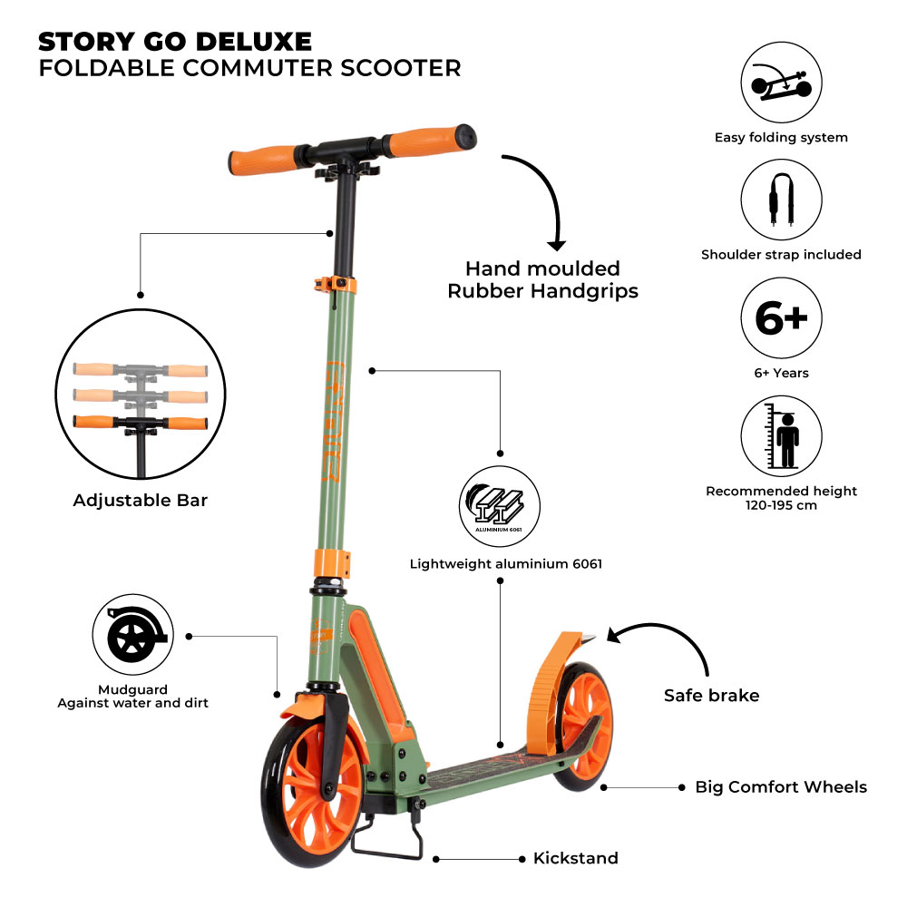 Story GO Deluxe Foldable Commuter Scooter