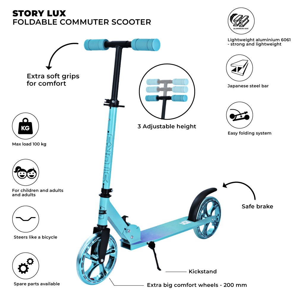 Story Lux Foldable Commuter Scooter