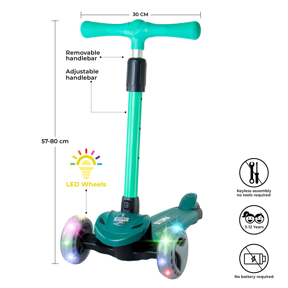 Story Mini Friends Deluxe 3IN1 Kids Scooter