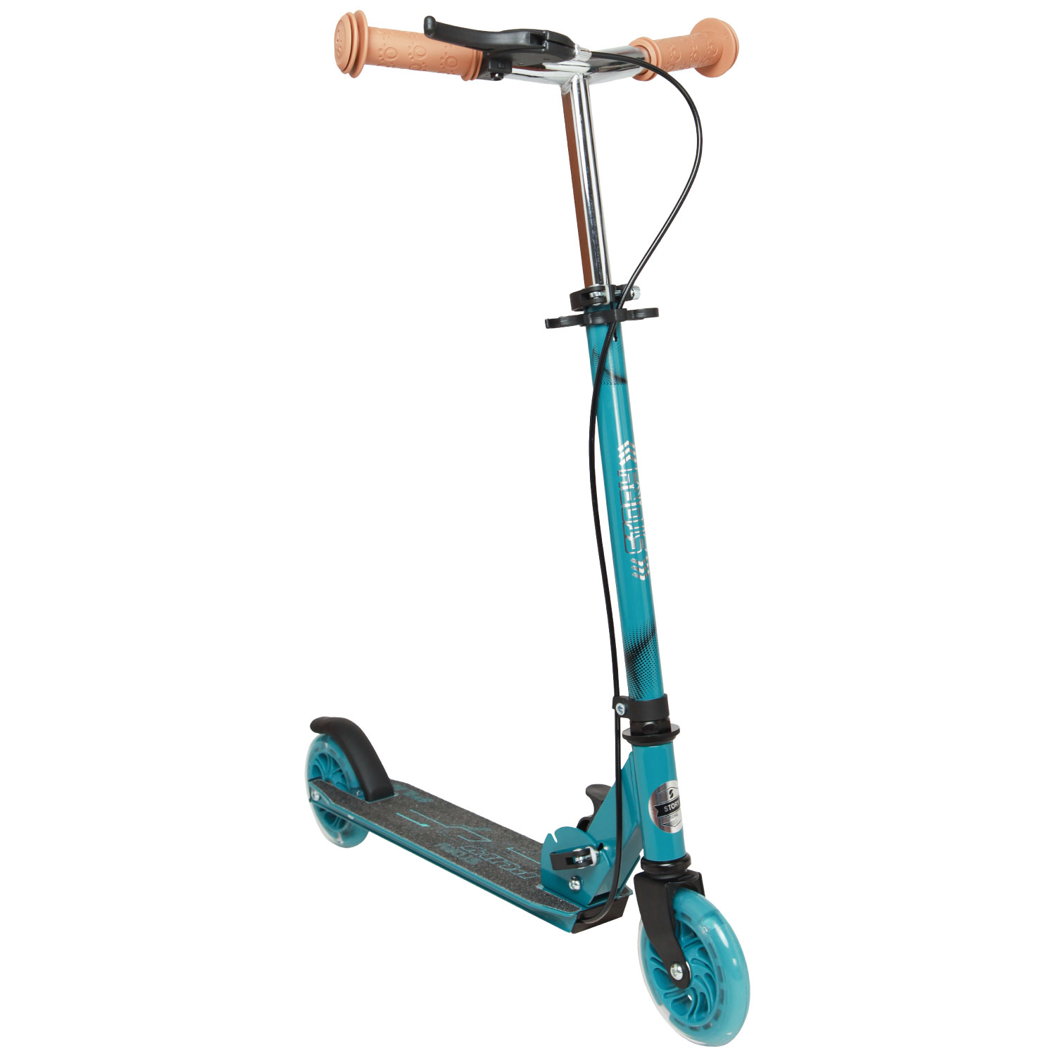 Story Play Kids Scooter With Handbrake And LED Wheels